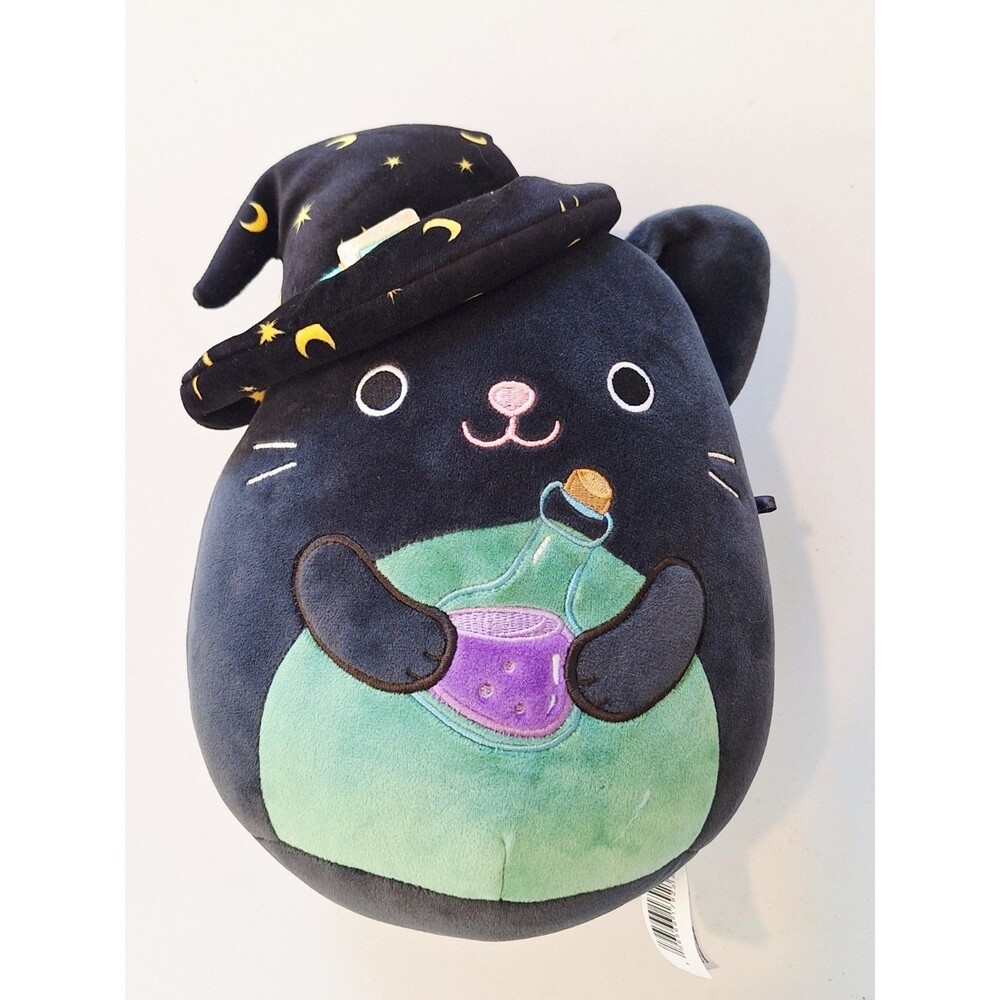 Squishmallows CLEO Cat Witch Hat Potion Halloween 10.5" Plush Animal